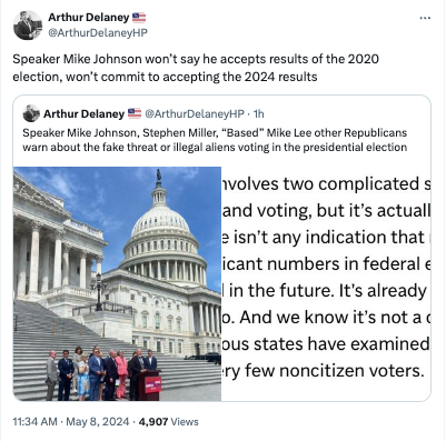 The right is making it extraordinarily clear that if Joe Biden wins a close election in 2024, they plan to use election fraud conspiracy theories as a pretext to toss the results and install Donald Trump in office.