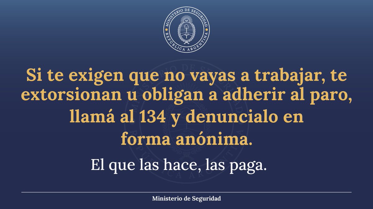 Tengo la impresión que mañana va a colapsar la línea 134. Que quede claro: el que las hace, las paga...