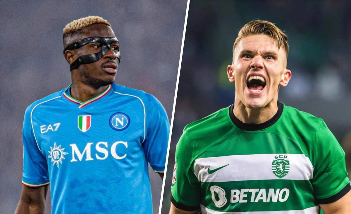 MediaParisien's tweet photo. 🔴🔵 Le PSG a identifié deux joueurs pour renforcer son attaque lors du prochain mercato estival : 

🇳🇬 Victor Osimhen et 🇸🇪 Viktor Gyökeres. 

🇵🇹 Luis Campos envisage de recruter Bernardo Silva pour la troisième fois cet été. 

@le_Parisien_PSG https://t.co/6MdZ0qvikY
