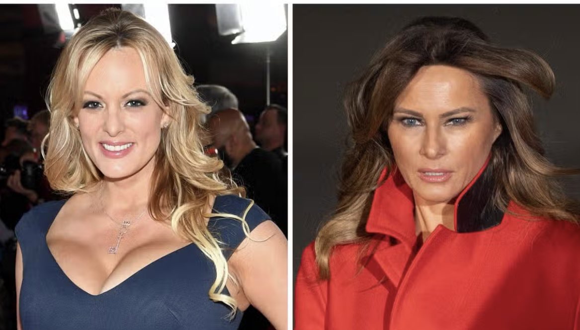 Stormy Daniels is a hero, Melania Trump is a zero! Drop a 💙 and Repost if you agree!