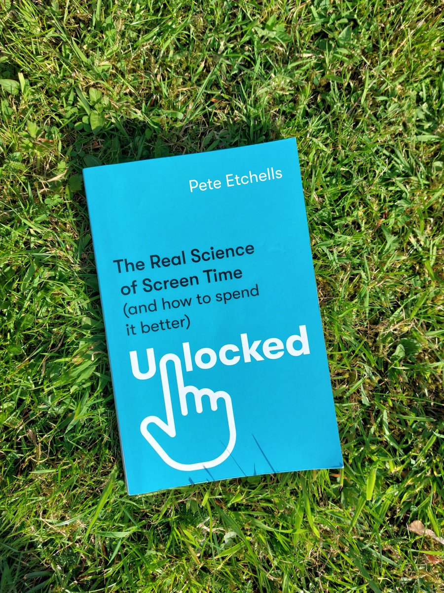 We're in a situation where guests on my podcast are authors of books that I'd be reading anyway. Utter madness. Unlocked: The Real Science of Screen Time (and how to spend it better) by @PeteEtchells