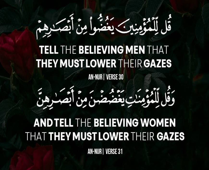 Teach children (lower their gaze) Prophet #Muhammad (pbuh) said, 'Lower your eyes and you will see wonders.' Imam #Ali (as) ‘Lower your gaze from whatever is not appropriate to your faith, from whatever your heart dislikes and from whatever your intellect finds unacceptable’