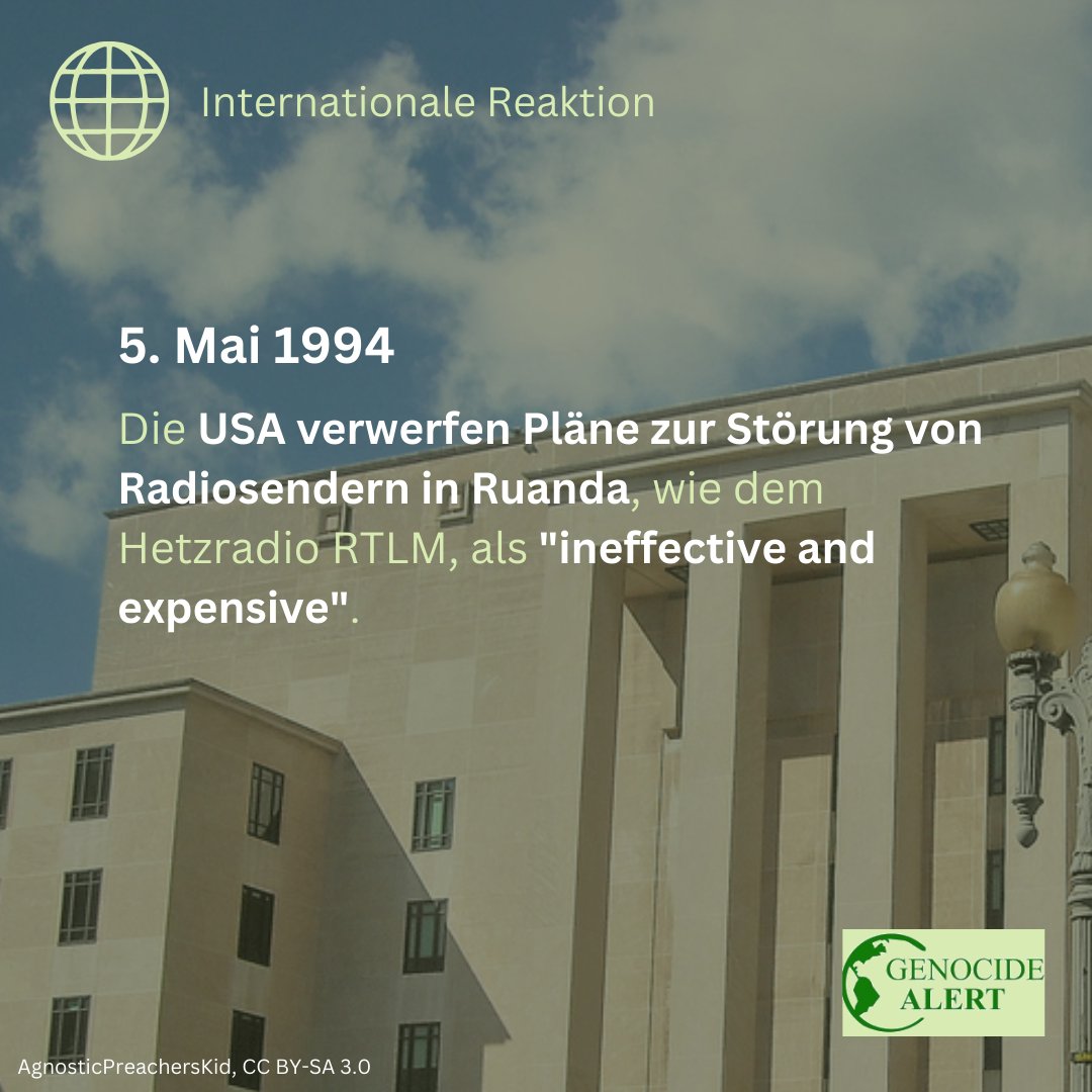 Tag 26/100 bis Tag 29/100
#100TageZusehen: Der Völkermord in #Ruanda 1994
#HeuteVor30Jahren
#OnThisDay #Kwibuka30 

Weitere Informationen: genocide-alert.de/projekte/100-t…

#VölkermordPrävention #KeinVergessen #genprev #Menschenrechte #NieWieder