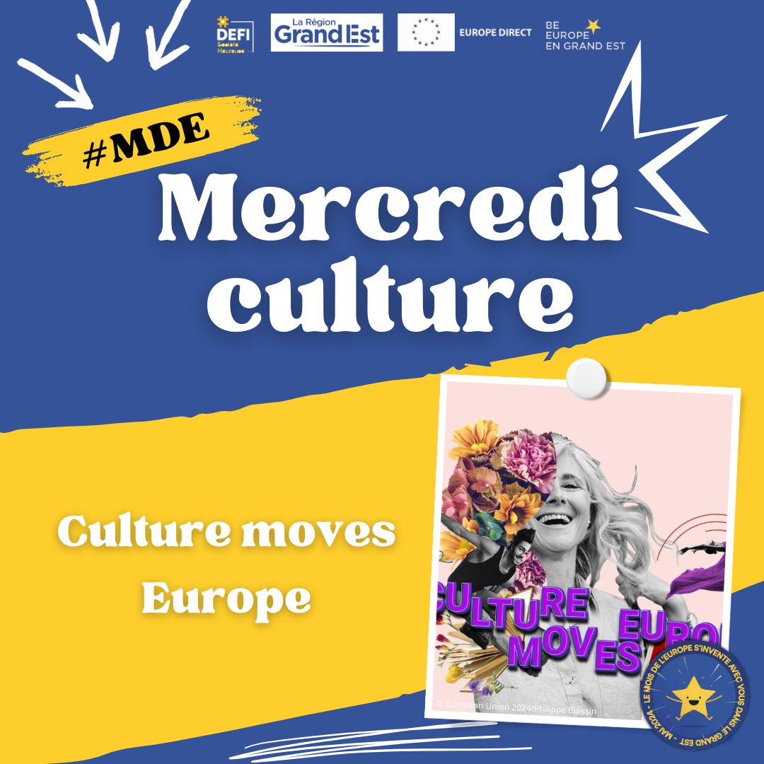 🌍🇪🇺 “Culture moves Europe”, un offre des bourses de mobilité aux artistes promeut la diversité culturelle ! Il couvre de nombreux secteurs🎨🎶🎭 📢📢 Dernier appel à la mobilité individuelle jusqu’au 31 mai ! 📢📢