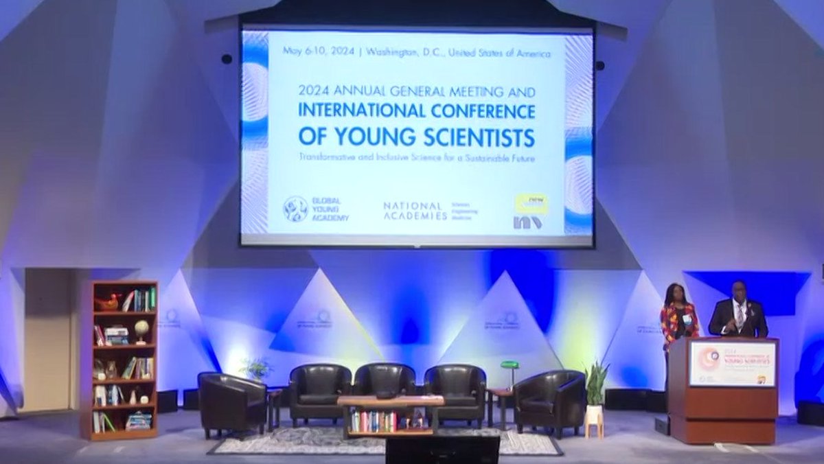 Brilliant oppening of the International Conference of Young Scientists, hosted by @theNASEM and powered by @NewVoicesNASEM and @GlobalYAcademy. Promoting diversity and leadership for future innovation! 👏🏻 #gyagm2024✨ and this is just the beginning! 💪🏻