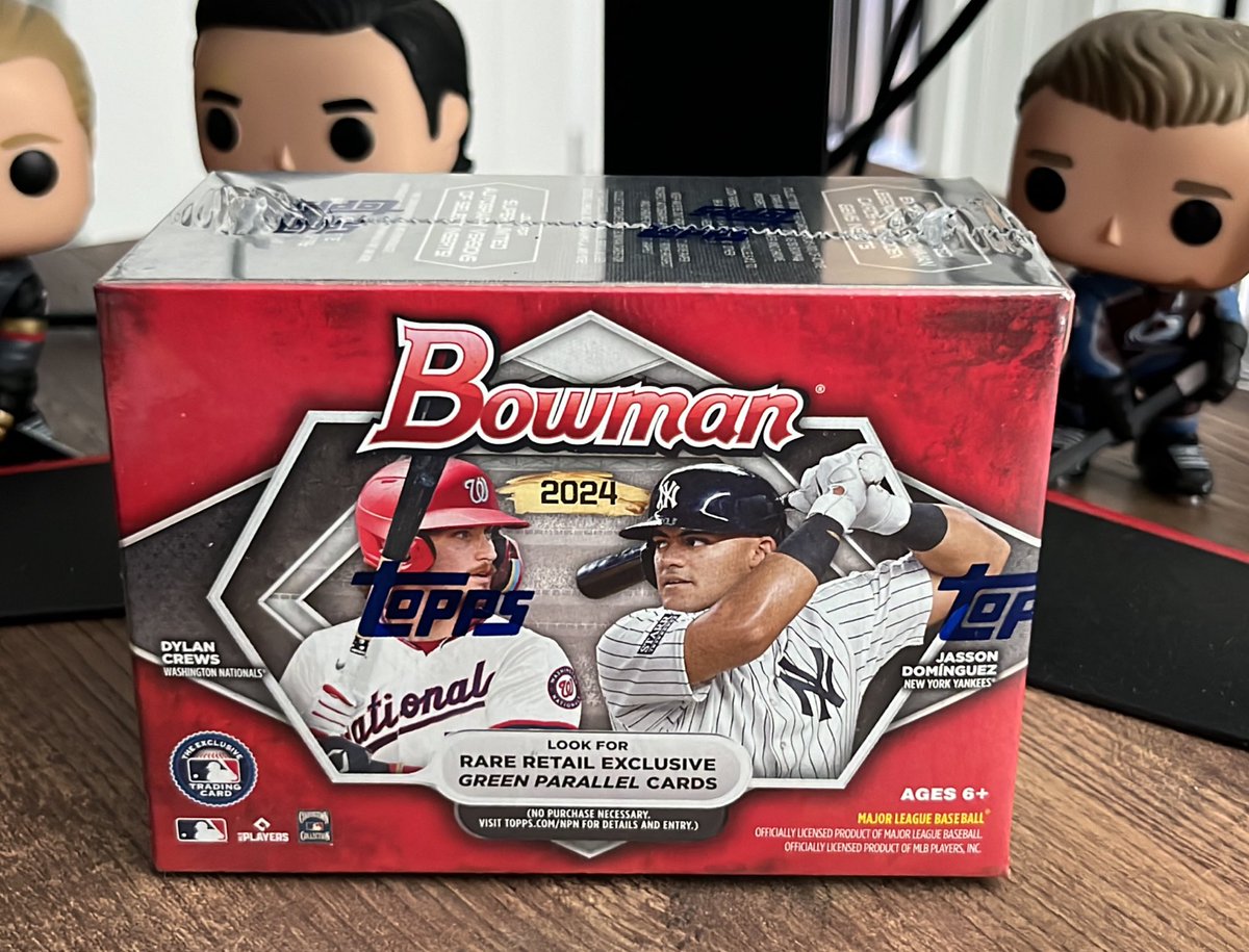 Happy Bowman Release Day! To celebrate, let’s giveaway a blaster! To enter 🎟️ 💥 Follow us @CR_cards 💥 Like and Repost That’s it! Winner announced this Sunday at 8 PM est. We have another to giveaway for our upcoming stack too 👀