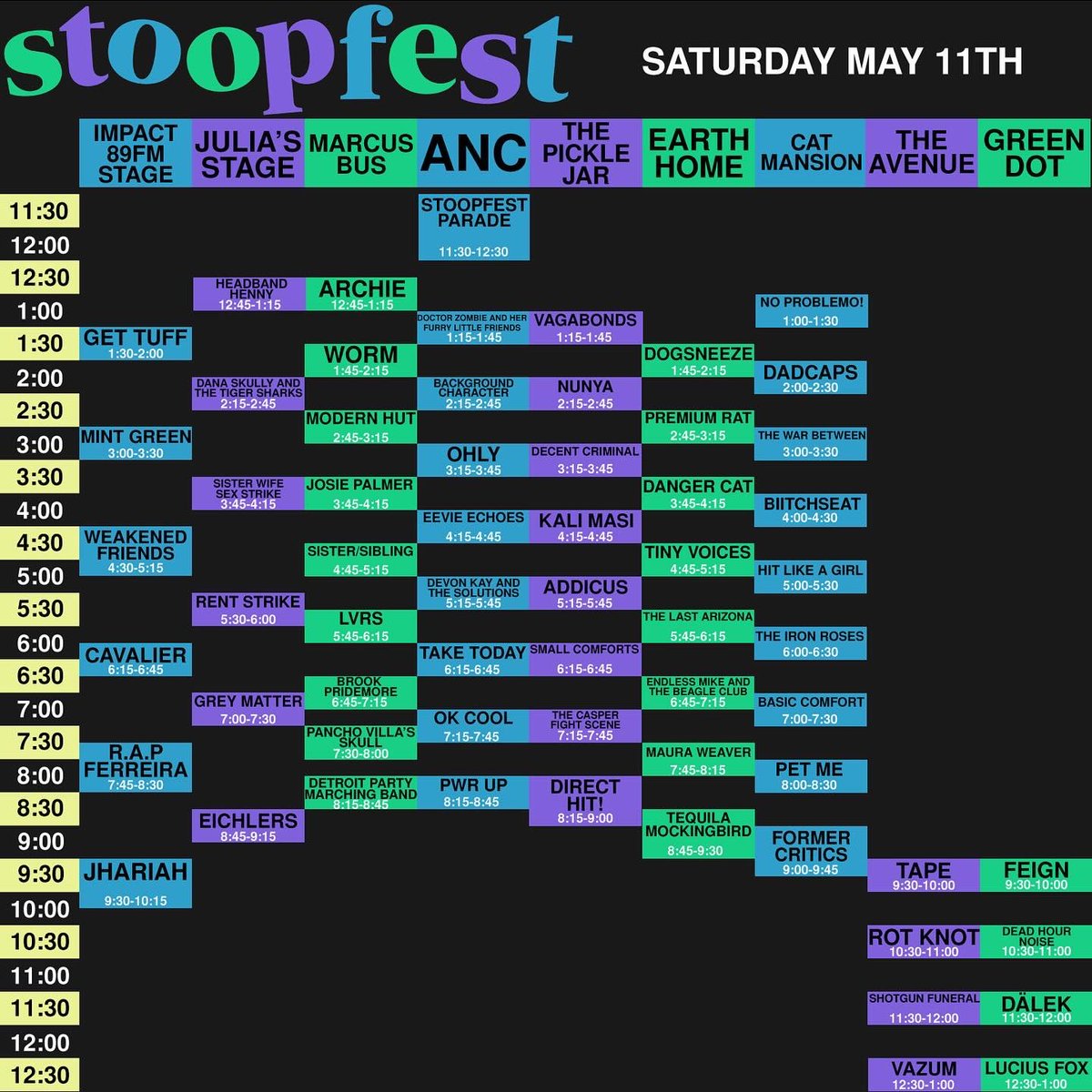 StoopFest's tweet image. STOOPFEST PARADE! Starting at 11:30am Saturday, we will be parading from ANC to Hunter Park to kick off the day’s festivities! All are welcome to join, costumes encouraged! 
1 MORE DAY UNTIL STOOPFEST 2024! LAST CHANCE FOR EARLY BIRD TICKETS, PRICES GO UP AT MIDNIGHT!