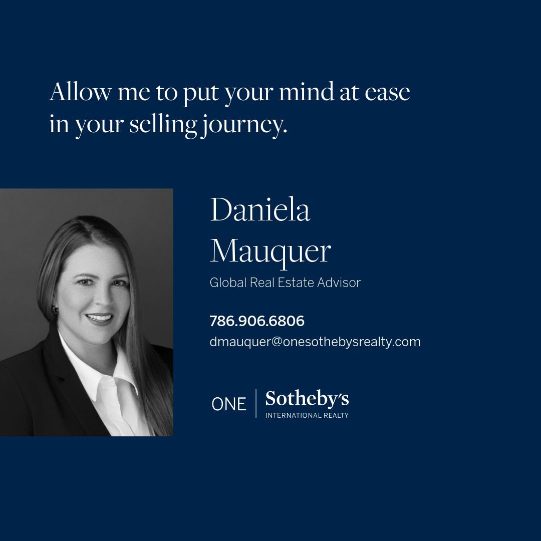 .

I am ready! Are you?

Looking to Buy, Sale, Rent or Invest?

Let's connect!

Daniela Mauquer
Global Real Estate Advisor
+1 786 906.6806
dmauquer@onesothebysrealty.com

#florida #northeastflorida #Nuevasconstrucciones #preconstrucciones #agenteinmobiliario #realestateagent