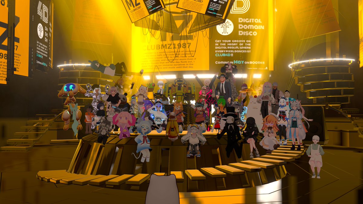 Mazzn1987_TRPG's tweet photo. #ClubMZ1987 リニューアルオープンパーティDay2!
���事盛況の内に終了致しました。
Day1 Day2、ご来場いただきました皆様、共演者様本当にありがとうございました。
お陰で最高の門出となりました事御礼申し上げます。
今後もイベントを打っていきますので、是非遊びに来て下さいませ
#VRChat #Club4D https://t.co/c7kAsEGUUx