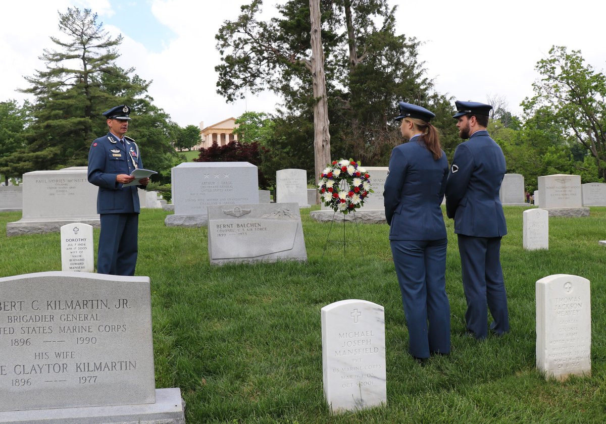 Today is Norway’s Liberation and Veterans Day – a time to remember and appreciate the freedoms granted to us through veterans' efforts and sacrifices. Our Defense Attaché's office visited Arlington National Cemetery to pay homage to the three Norwegian-Americans resting there.