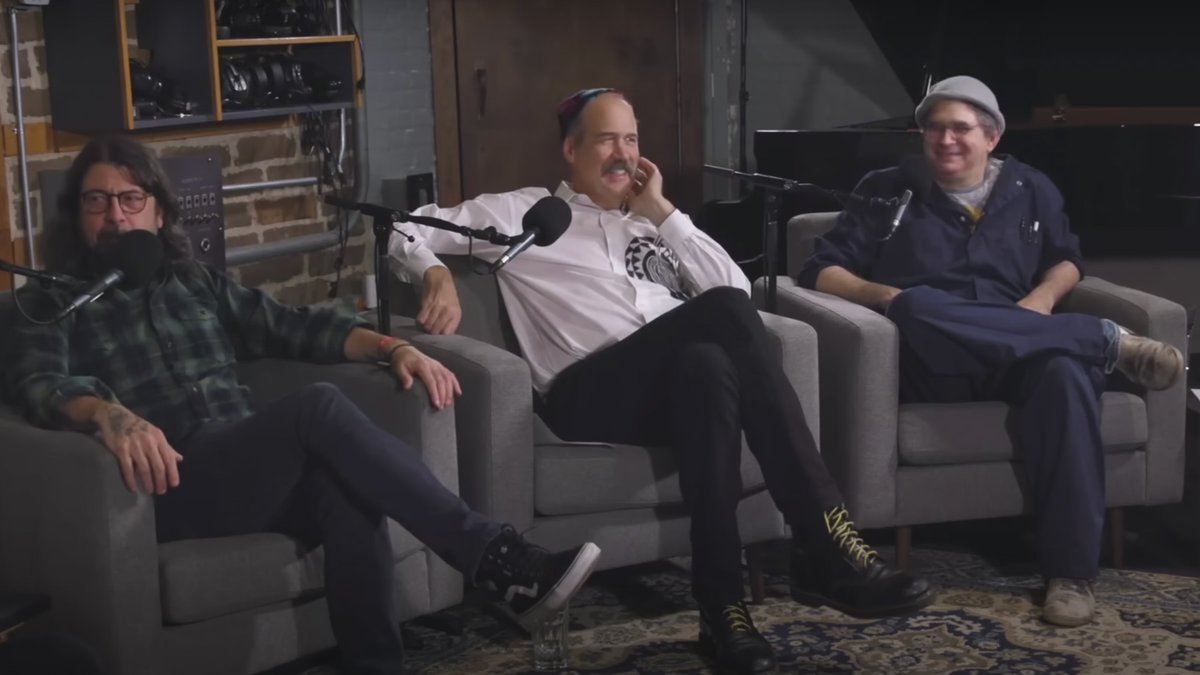 Last October, Steve Albini reunited with Nirvana's Krist Novoselic and Dave Grohl for a Q&A with Conan O'Brien around the 30th anniversary of In Utero → cos.lv/oC7F50RzH4c