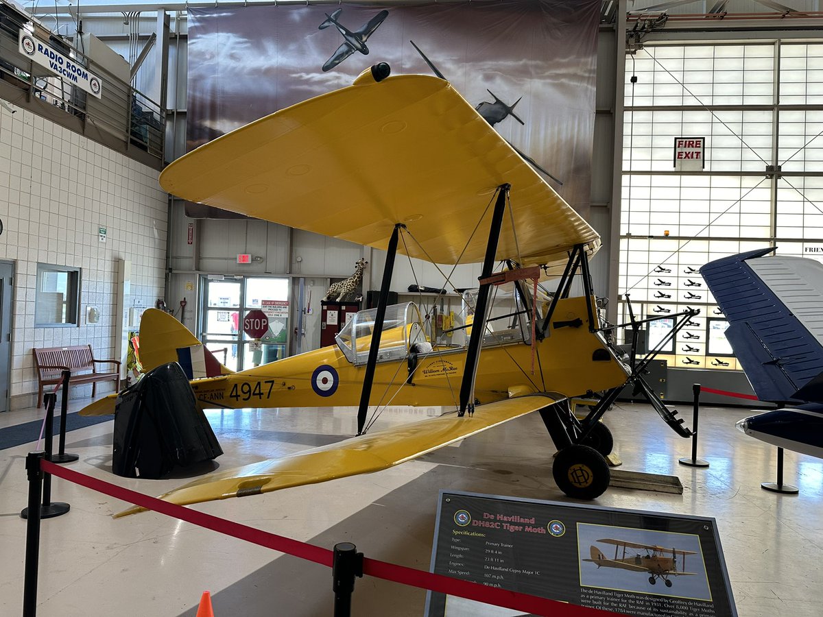 Today we left the classroom and headed to the @CWHM to explore and learn more about different planes from WWll ✈️ @StBeneHCDSB