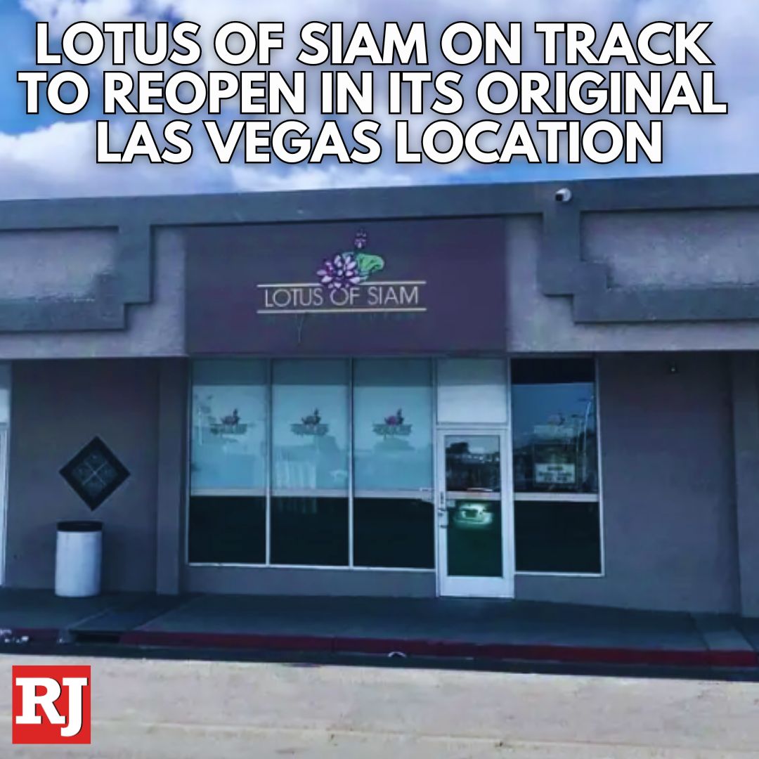 Famed Las Vegas eatery Lotus of Siam is readying to reopen its original Las Vegas location. The beloved restaurant took over space on either side to increase its size by almost 60%, bringing a bigger bar and kitchen, among other improvements. DETAILS: lvrj.com/post/3046463