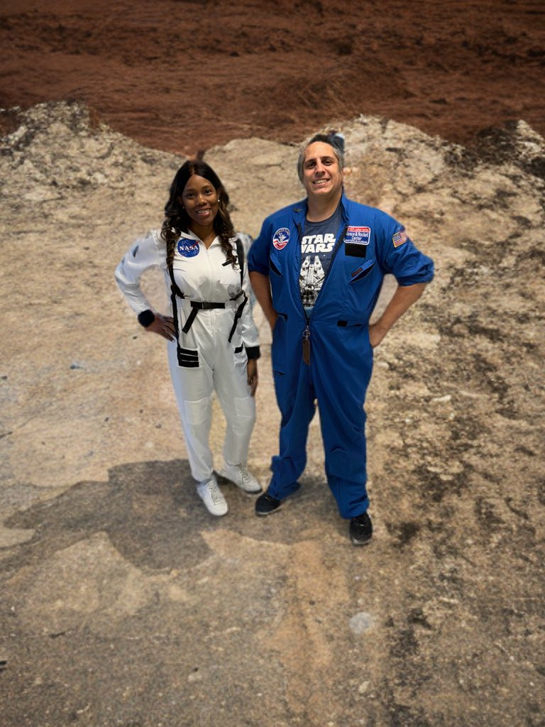 “I know the sky is not the limit because there are footprints on the moon- and I made some of them!” #8thgradeteachers #TeacherAppreciation #ourscholarsfurtureisbright #dreambig #aimhigh #TeamSISD #space #NASA #TeacherAppreciationWeek2024 #middleschool