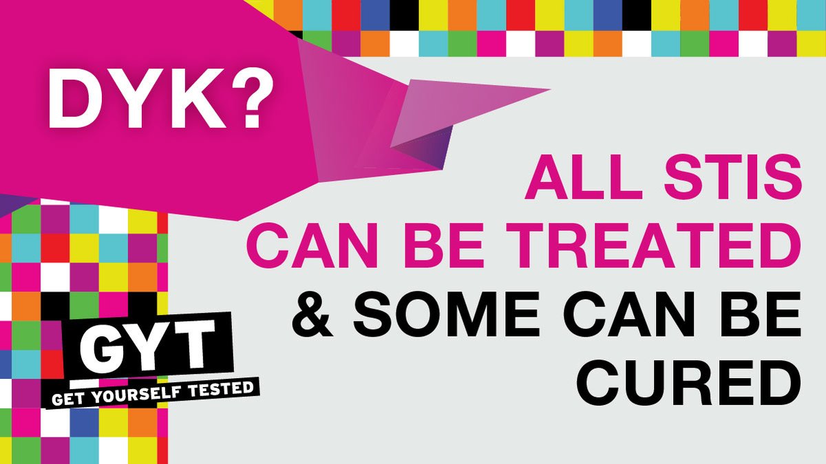 Many #STIs have no symptoms. The only way you can be sure of your status is to Get Yourself Tested. bit.ly/2phr5lI #GYT