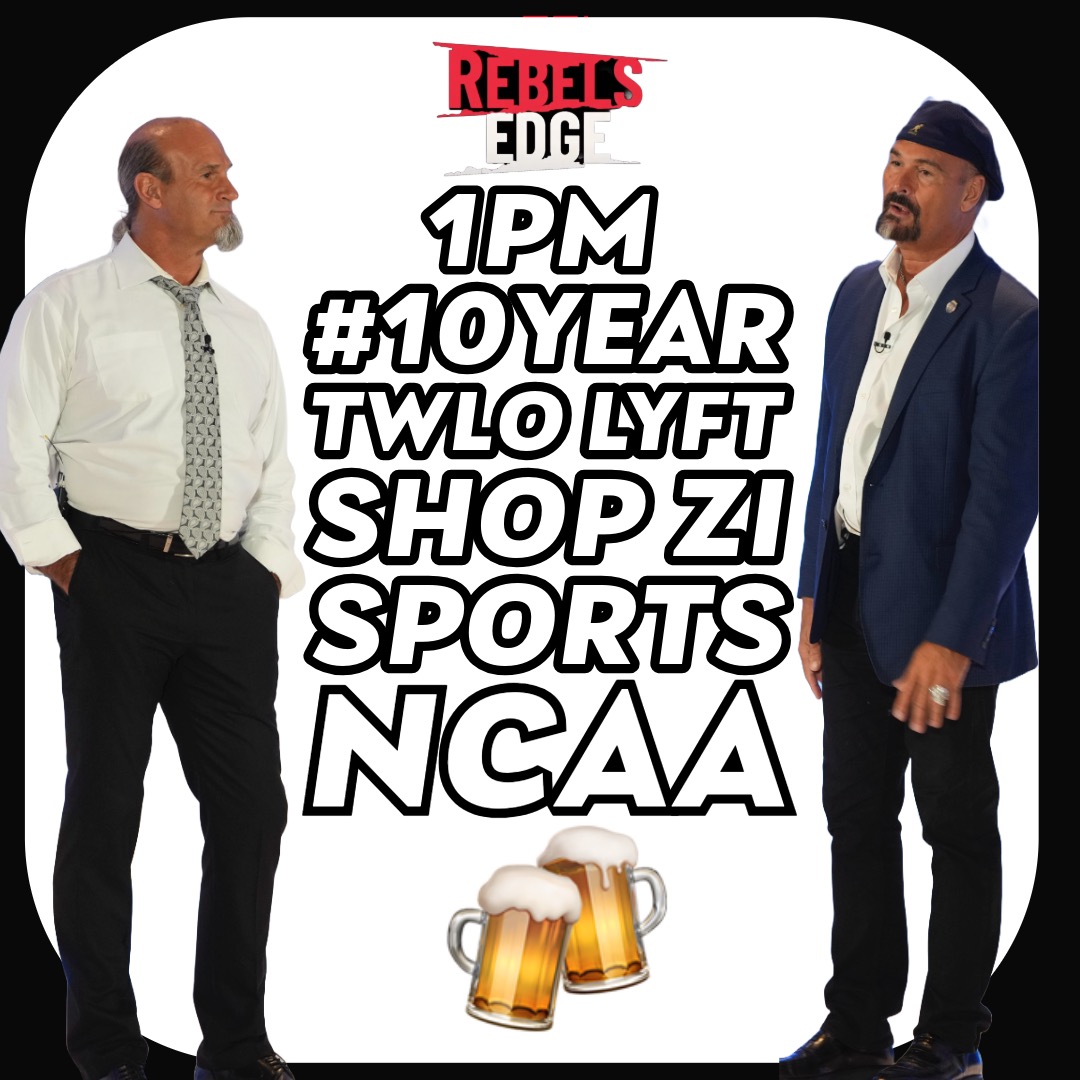 STARTS NOW Rebel's Edge 🏴‍☠️ 1pm line up $TWLO $LYFT $SHOP $ZI 🏈Sports @petenajarian NCAA Football: Bowl Games allowed first alcohol sponsored Bowl game 🍻