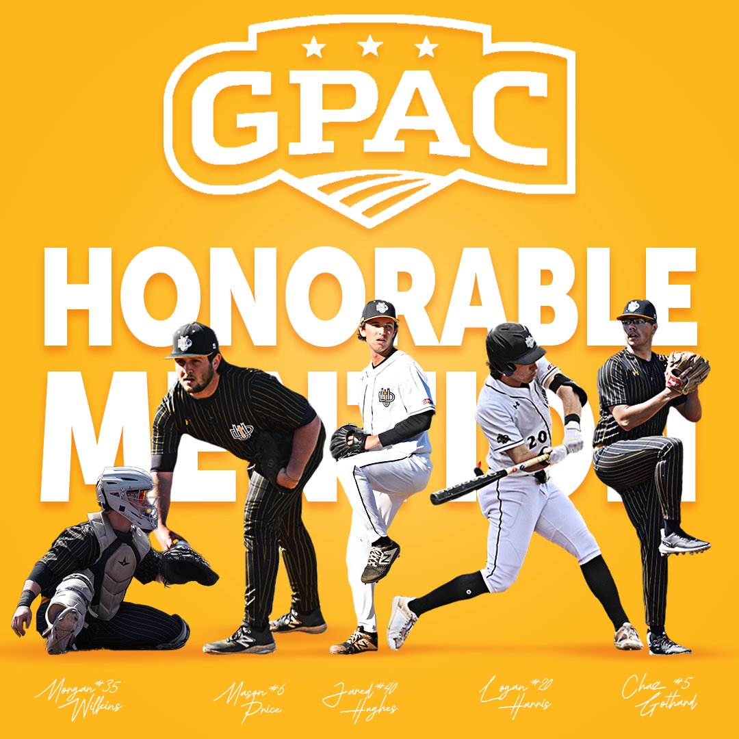 Your Baseball All-GPAC Selections!
