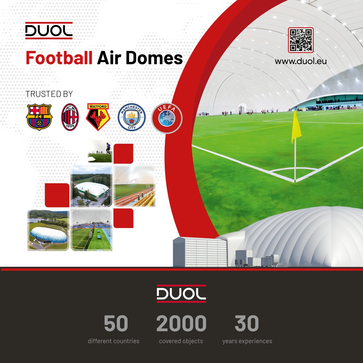 We are excited to announce that @duolduol the leading football airdome company, will be joining #soccerexeurope as an Exhibitor, this May 30-31st at the iconic @cruijffarena ⚽️💥🇳🇱