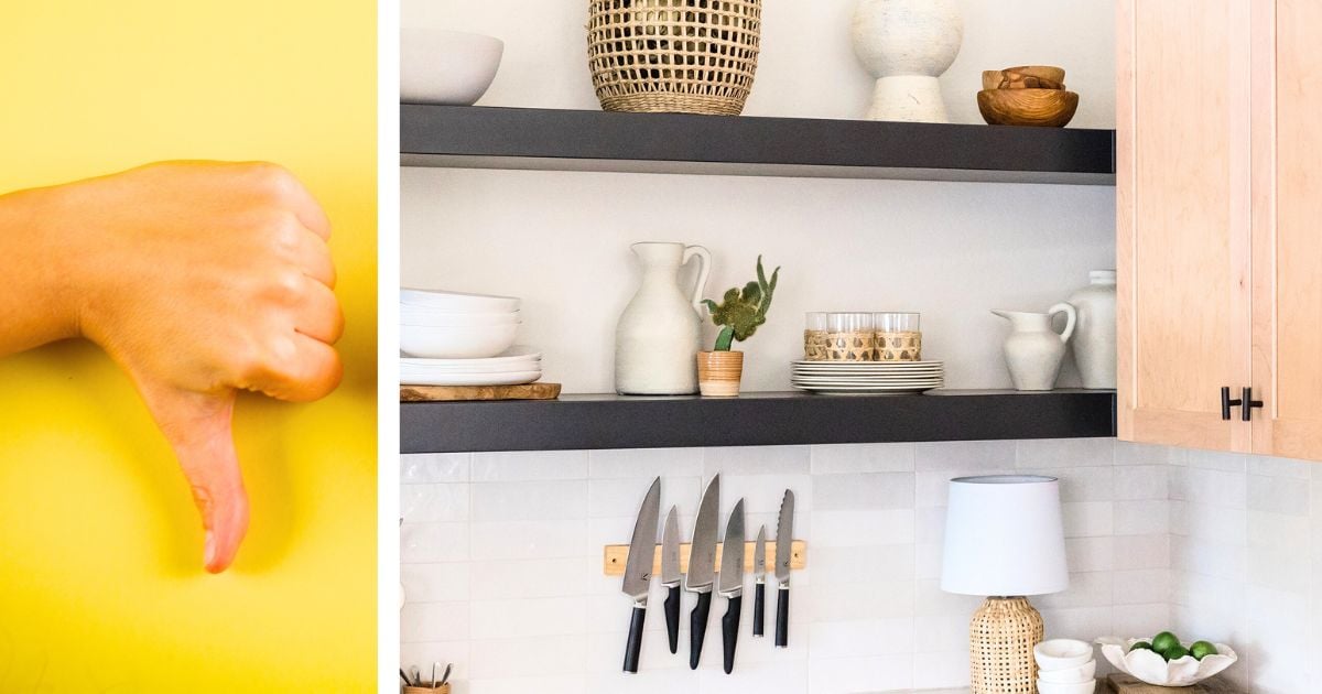 6 Key Reasons To NOT Choose Open Shelving In Your Kitchen dlvr.it/T6bwQS