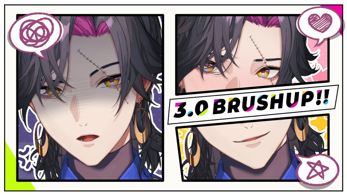 ✨【3.0 BRUSH UP】✨
I can't contain my emotions anymore!!

✦ Thumbnail template: @/AiaAmare 
✧ 10 PM JST｜3 PM CEST｜6 AM PDT
youtube.com/live/n0lUv-s5y…