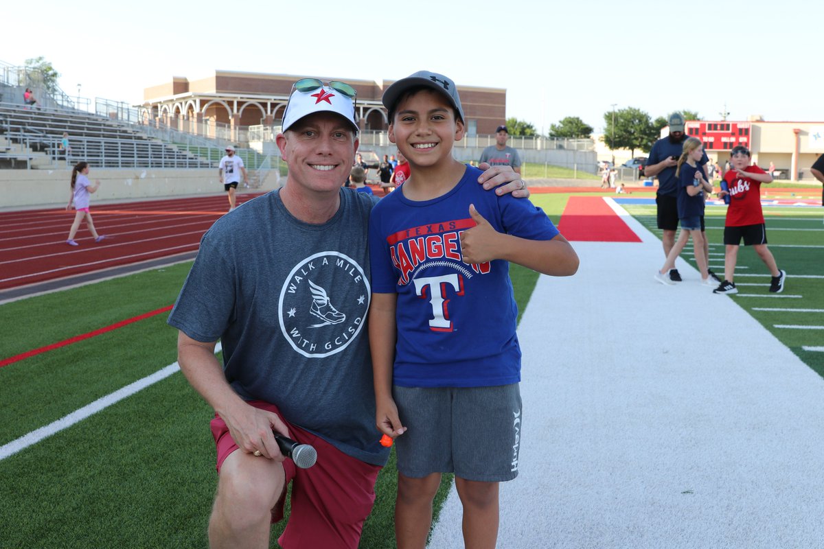 Yesterday, we had another successful Walk a Mile! Students, staff and community members gathered at Mustang Panther Stadium to meet new people, get to know district leadership and make lasting memories. Thank you to everyone who came out and walked a mile… or more! #WeAreGCISD