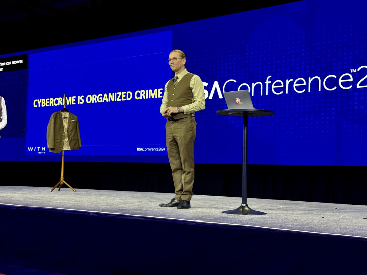 Thanks to everyone who came to my #RSAC keynote this morning!