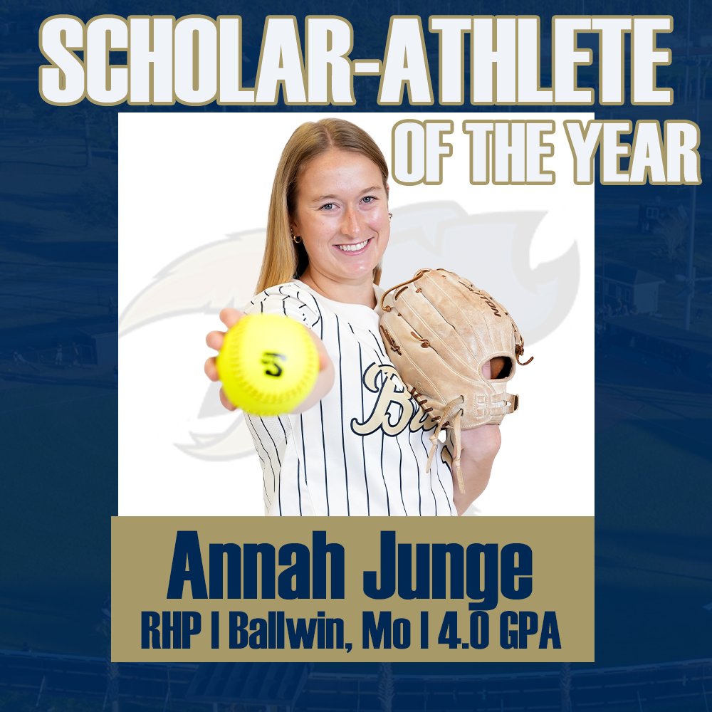 𝐒𝐜𝐡𝐨𝐥𝐚𝐫-𝐀𝐭𝐡𝐥𝐞𝐭𝐞 𝐨𝐟 𝐭𝐡𝐞 𝐘𝐞𝐚𝐫📘 Junge wins Scholar-Athlete of the Year for the third-straight year and lands on the All-Academic team for the fourth time in her career. #RaiseTheShip // #BucStrong