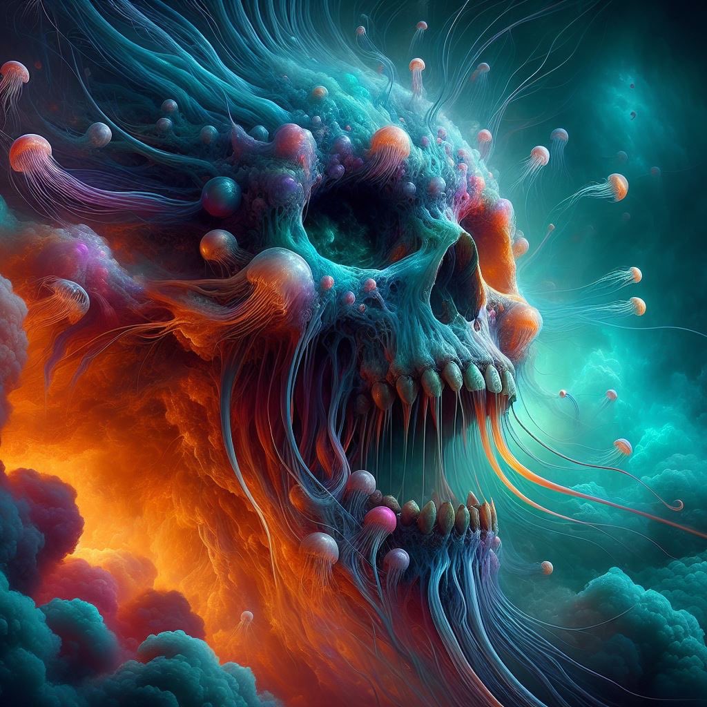 marcameg's tweet image. QT your Skull Art 👇🏼💀