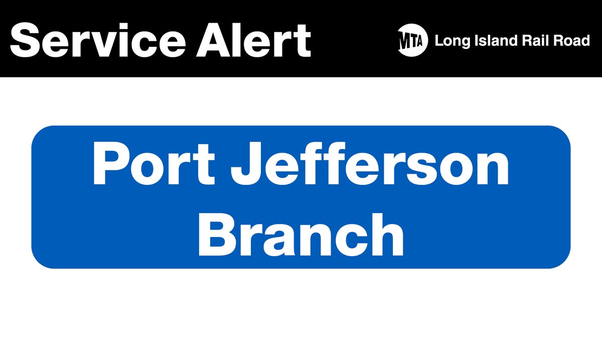 There are scattered delays averaging 10-15 minutes on the Port Jefferson Branch because of signal trouble at Jamaica station. See our TrainTime app or go to mta.info for details.