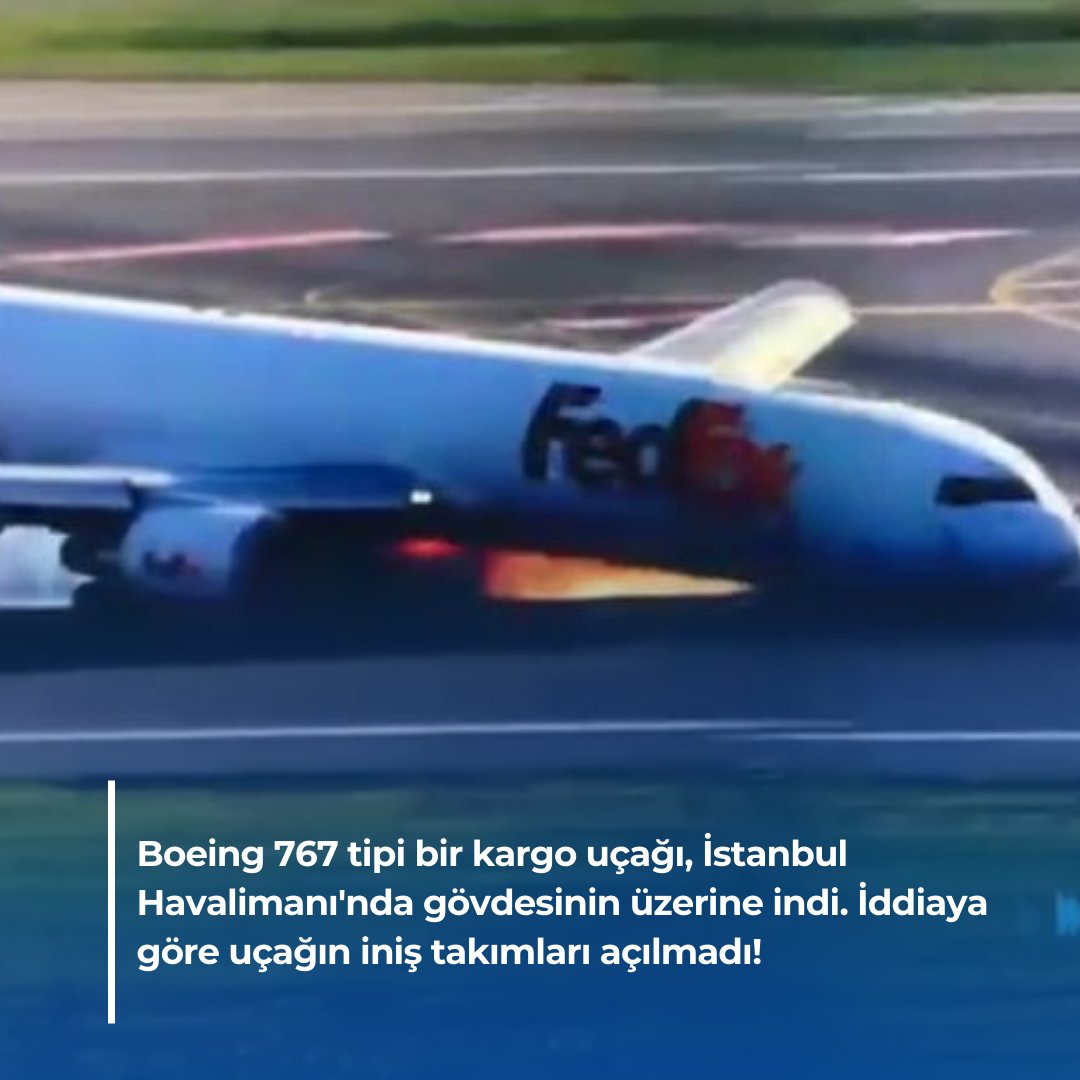Boeing 767 tipi bir kargo uçağı, İstanbul Havalimanı'nda gövdesinin üzerine indi.  

İddiaya göre uçağın iniş takımları açılmadı.

#boeing767 #kargouçağı #istanbulhavalimanı #gövde #iniştakımları