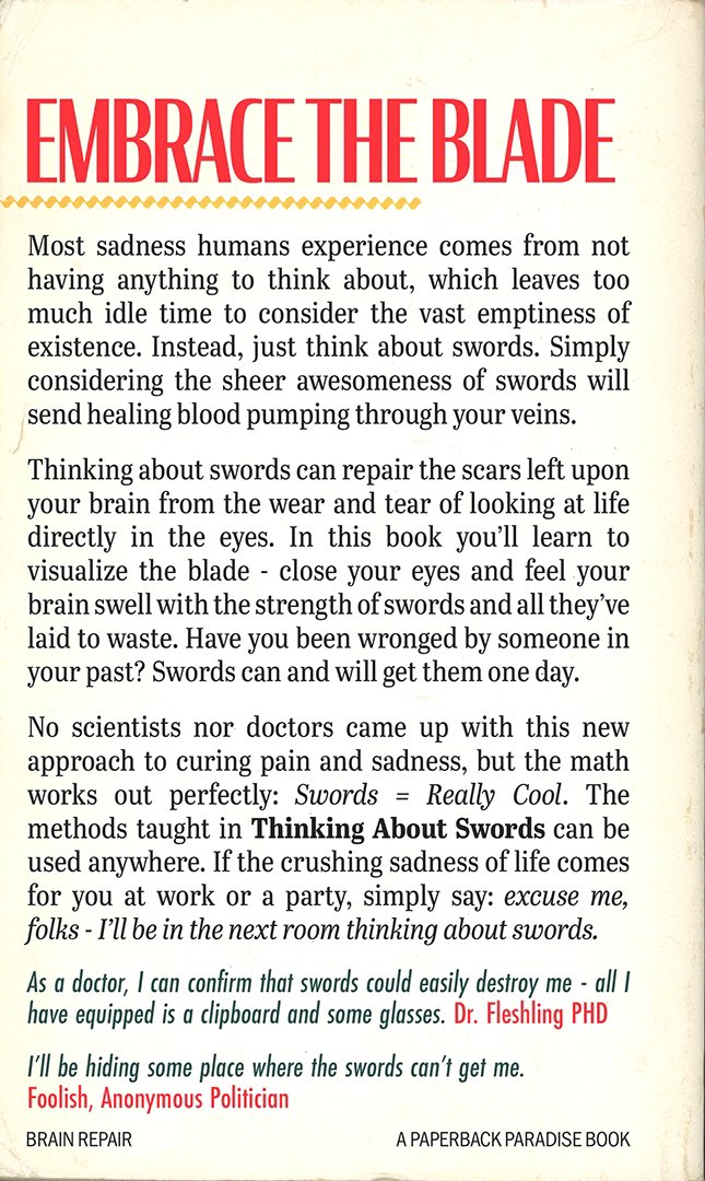 paprbckparadise's tweet photo. swords https://t.co/8VayCjR3lE
