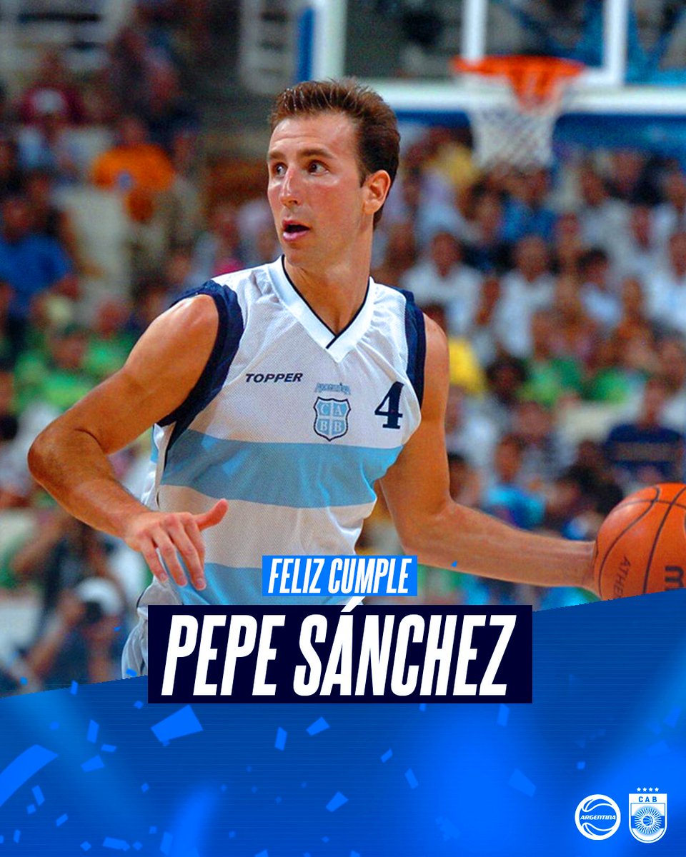 cabboficial's tweet photo. 🎉 ¡Feliz cumpleaños Pepe Sánchez! 🏀🙌 https://t.co/RgKRk0OclY