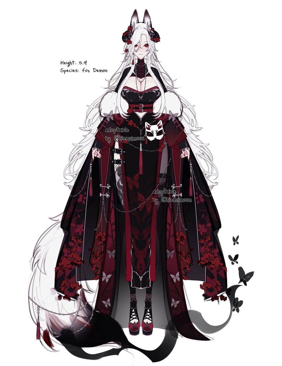 🖤Preclaim Set Price Adopt🖤 450$ • Commercial use included • Completed version delivered within 10 days • Design details can be change • Can use only ouifit and character will be changed to yours • Used my body base Payment via Hipolink (Card or Paypal) t.o.s below ↓