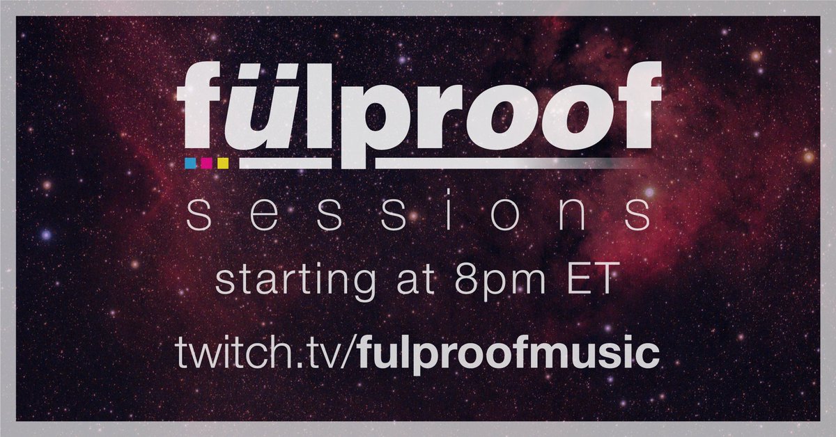 fülproof sessions #streaming on #Twitch tonight from 8-11pm EDT! Come hang out and kick off the weekend with some groovy tunes! twitch.tv/fulproofmusic #deephouse #organichouse #progressivehouse #melodictechno #melodichouse #electronica #djset #djmix #fulproofmusic