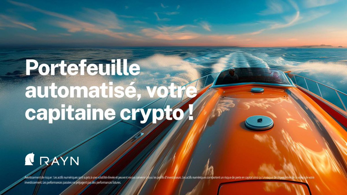 Portefeuille automatisé : votre capitaine #crypto ⛵️

Laissez notre portefeuille acheter et vendre des #cryptomonnaies en votre nom, le tout guidé par les stratégies expertes de Rayn et en fonction des mises à jour du marché !

Pour en savoir plus 👇1/4 rayn.finance/fr/investment-…