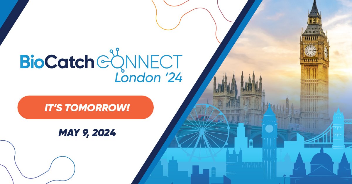 Join your fraud-fighting peers in London on May 9 for BioCatch Connect! Dive into the latest trends, hear from industry leaders, and discover how BioCatch is shaping innovative solutions to prevent fraud and financial crime in the present and future. See you tomorrow!