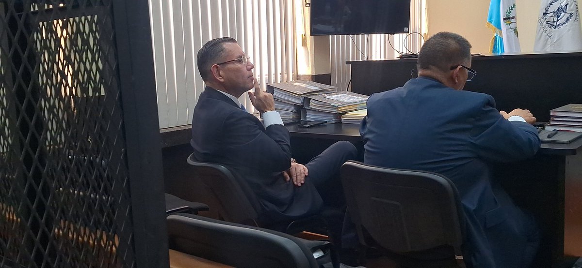 Juez de mayor riesgo retoma la audiencia para solicitar que #ManuelBaldizon enfrente un juicio en el caso Odebtecht Guatemala. @OJGuatemala @MPguatemala @MICIVIguate