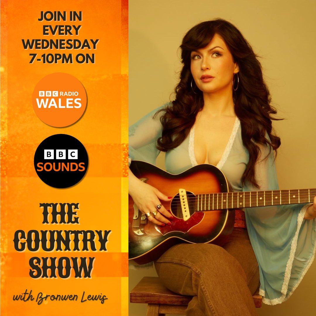 Join me tonight for The Country Show 🤠 on @BBCRadioWales & @BBCSounds when my special guest will be US based singer songwriter Willow Avalon 🧡 Live 7-10pm! Get your messages in now ⬇️ Call/WhatsApp : 03700 100 110 Text : 8 10 12 Email 💌 bronwen@bbc.co.uk