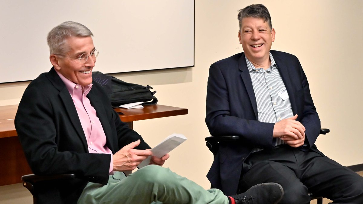 We enjoyed hosting journalist and author Steve Usdin for a lively discussion about his work, regulatory policies, and oncology drug development. Thank you for stopping by @steveusdin1!