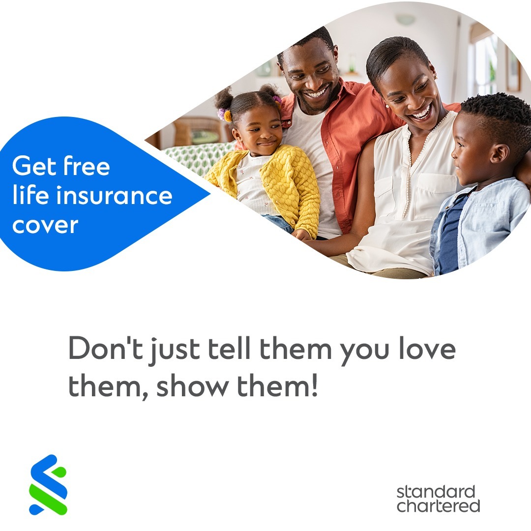 Secure the future of your siblings by simply opening up a @StanChartUGA digital life account and maintain a min balance of Ugx 200k for 90 days to qualify for a FREE Life Insurance Cover.

Visit a close branch to find out more.
#ScEgabuddeAkapya #HereForGood