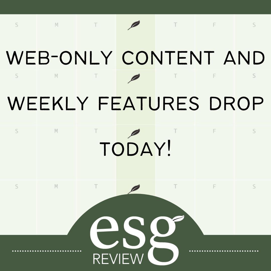 This week's new articles are live! Read about bp, Neuman &amp; Esser, FuelCell Energy, Toyota, Baker Hughes, Cooper Machinery Services, and more at esgreview.net.