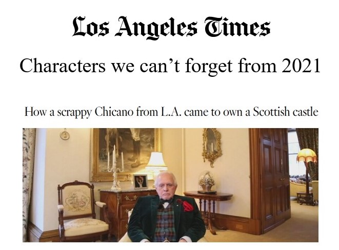 10 Best LA Times Profiles of 2021 - One of which is the feature article on Dan Peña 'How A Scrappy Chicano from L.A. Came to Own A Scottish Castle'

latimes.com/california/sto…

#latimes #lostangelestimes #danpena #qla #highperformance #chicanolegacy