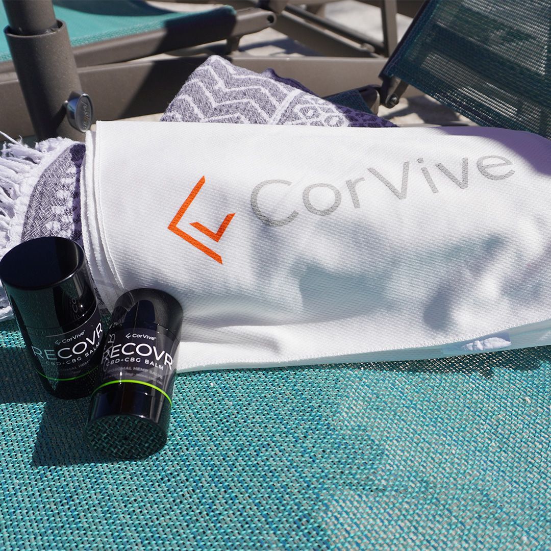 Poolside essential: Our Recovr CBD+CBG stick! ☀️ As the weather warms up and bugs come out, don't forget your on-the-go relief. Be smart and pack this convenient stick for all your outdoor adventures! #Recovr #CBD #CBG #OutdoorEssentials

Shop:  corvivecbd.com