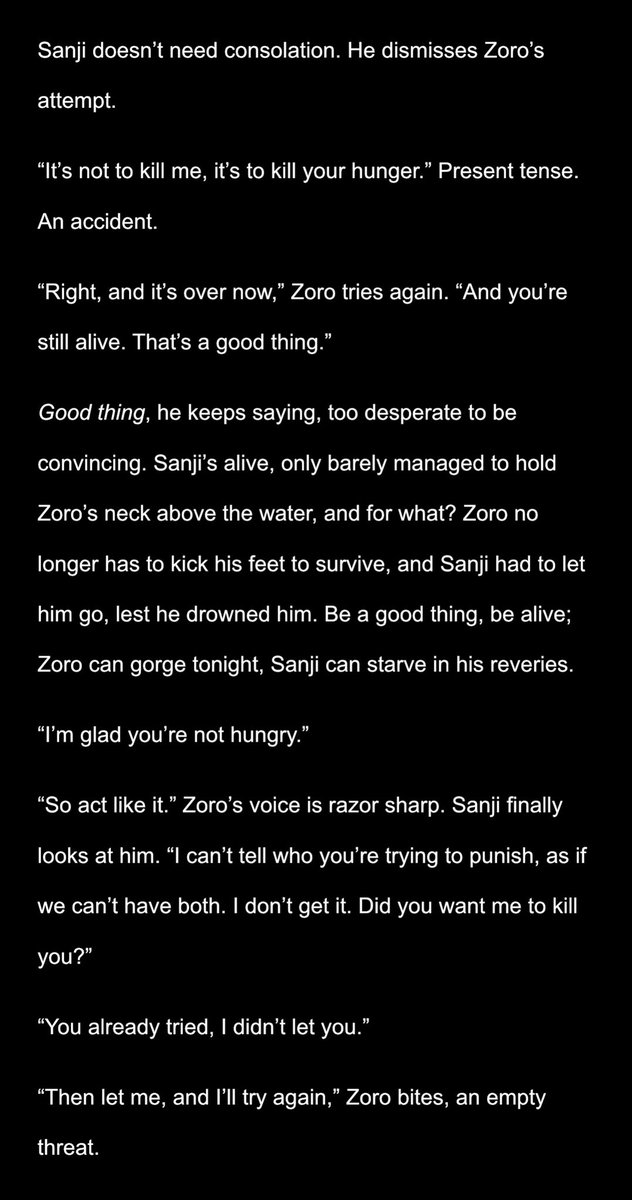 First section of the zosan vampire!Zoro Fic to accompany the eventual comic…