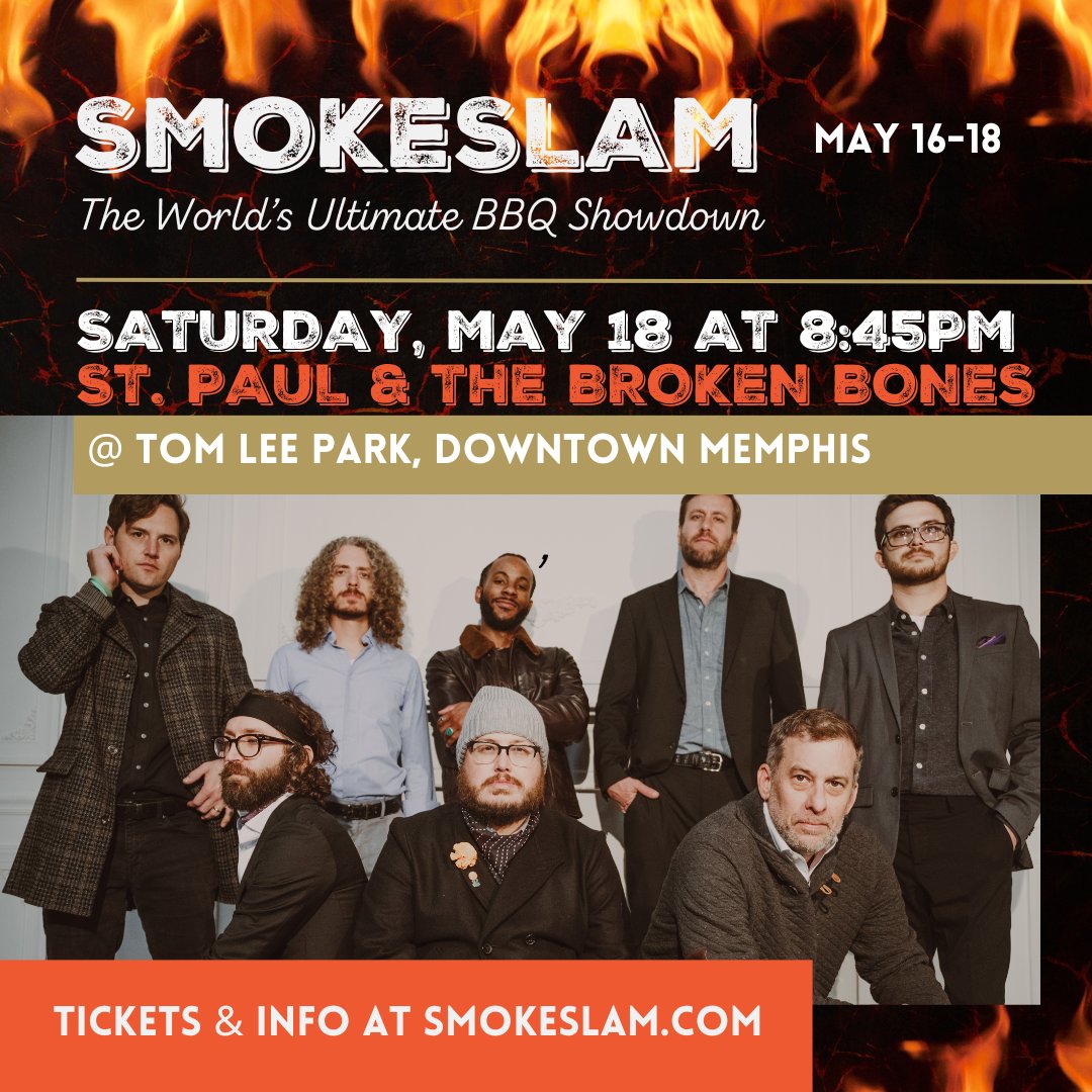 MEMPHIS – We're making our way to you for @SmokeSlamBBQ, The World's Ultimate BBQ Showdown! See y'all next weekend! Tickets & info: smokeslam.com