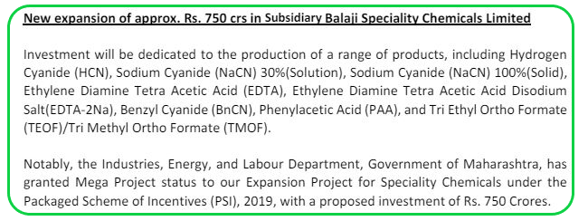 ~ BALAJI AMINES ⭐️⭐️⭐️⭐️⭐️ ✅One needs to pick and choose stocks in the specialty chemical segment. One of my top picks is Balaji Amines. I have been accumulating it for the last year or so. It has delivered fantastic results for Q-4 released today, beating all expectations.
