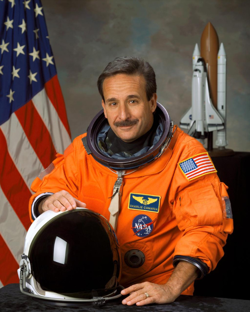 #HappyBirthday to ASE Life Member @CharlieCamarda, who flew to space in 2005 aboard STS-114 as part of a trip to the @Space_Station!