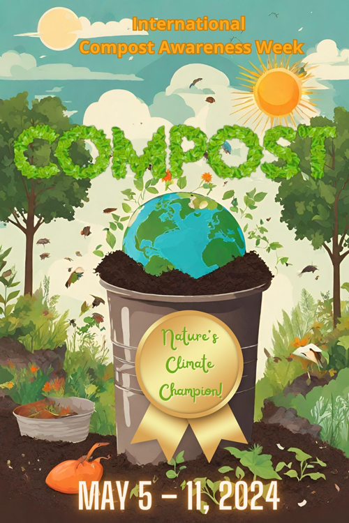 cawrecycles's tweet image. This #InternationalCompostAwarenessWeek, we must remember to compost for the climate!

By composting food scraps and organic matter, we can prevent planet warming methane emissions from entering the atmosphere 🌎