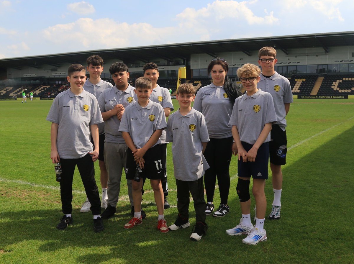 🖤💛 SECONDARY EDUCATION PROGRAMME Students had the privilege of participating as ball retrievers in today's EFL CEFA Cup Finals, which were held at Pirelli Stadium and featured both men's and women's teams🙌 A huge thank you to you all🤝 #BACT