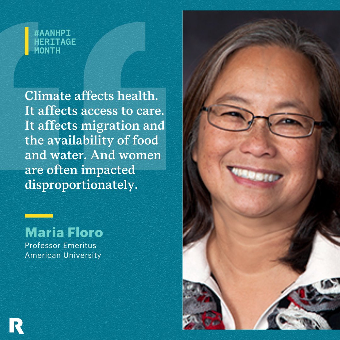 This #AANHPI Month, we’re highlighting leaders making change in their communities. #RFBellagio alum Maria Floro works to find holistic solutions at the intersection of gender, development, and #climatechange. Learn more about her work here: rockfound.link/3VpgPYw